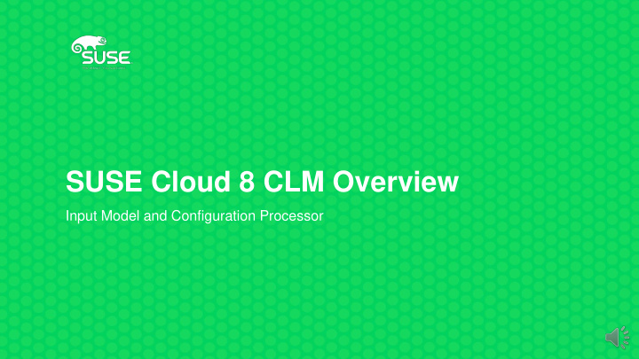 suse cloud 8 clm overview