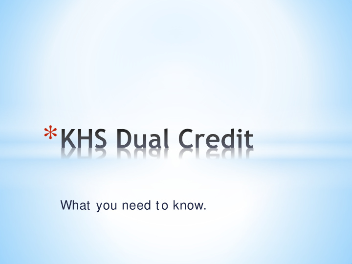 what you need to know receive college credit and high