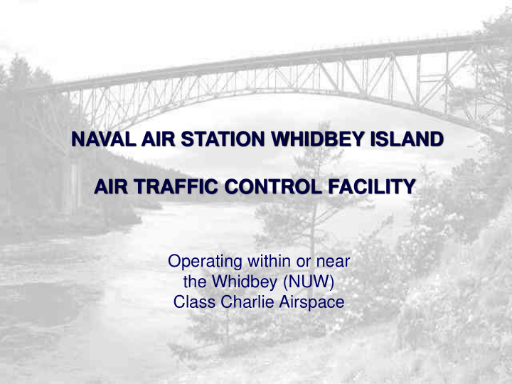 naval air station whidbey island air traffic control