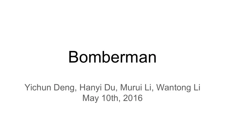bomberman