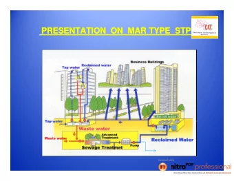 PRESENTATION  ON  MAR TYPE  STP  PRESENTATION  ON  MAR TYPE  STP  WHAT IS MAR  WHAT IS MAR