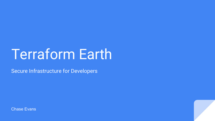 terraform earth
