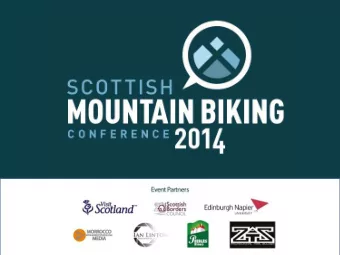 Graeme McLean  Project Manager  MTB Scotland Potted History  Early Years - 1982  First bikes