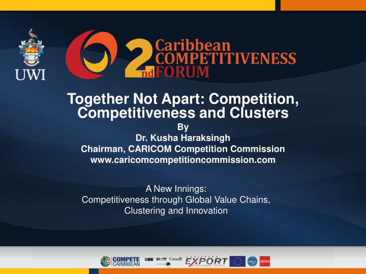together not apart competition competitiveness and