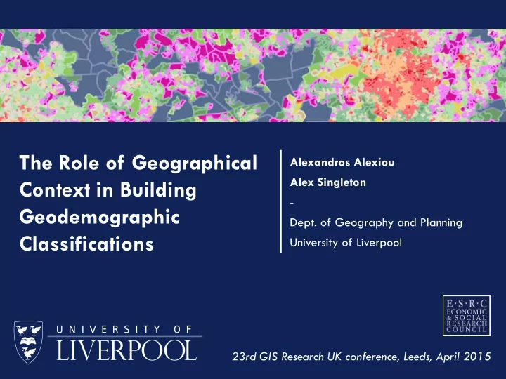 geodemographic