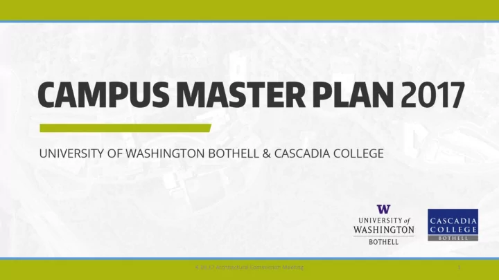4 10 17 architectural commission meeting 1 campus master