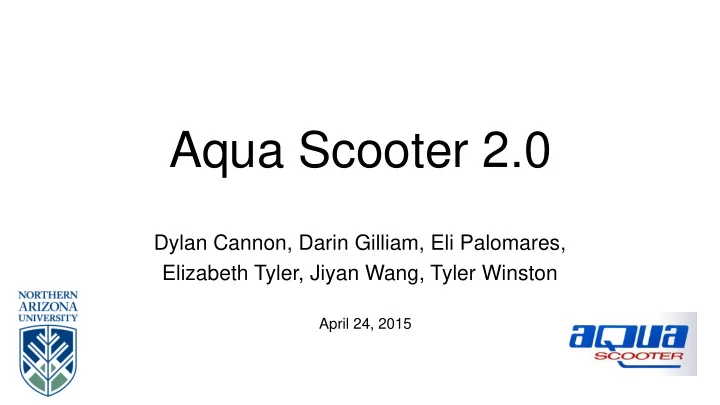 aqua scooter 2 0