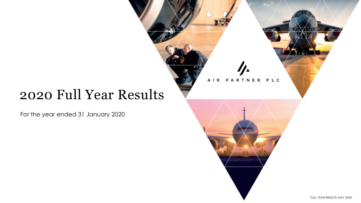 2020 full year results