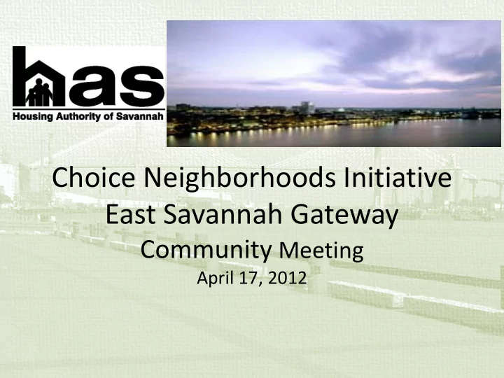 choice neighborhoods initiative east savannah gateway