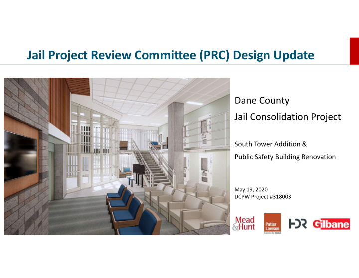 jail project review committee prc design update