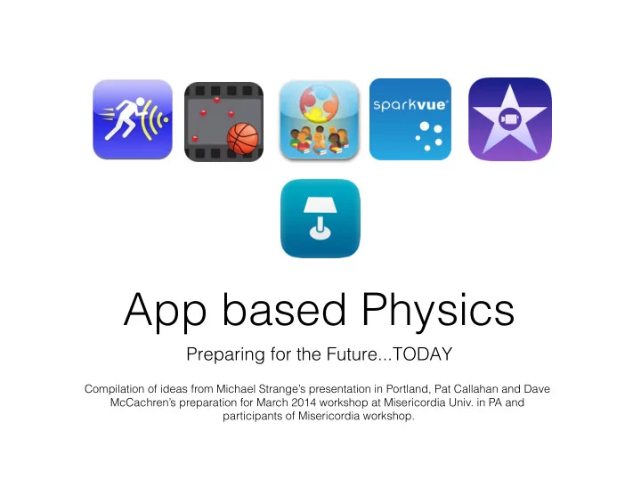 app based physics