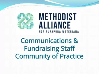 Fundr  Fu  ndraising  aising St  Staf  aff  Co  Community  mmunity of Pr  f Prac  actice  tice  Wh