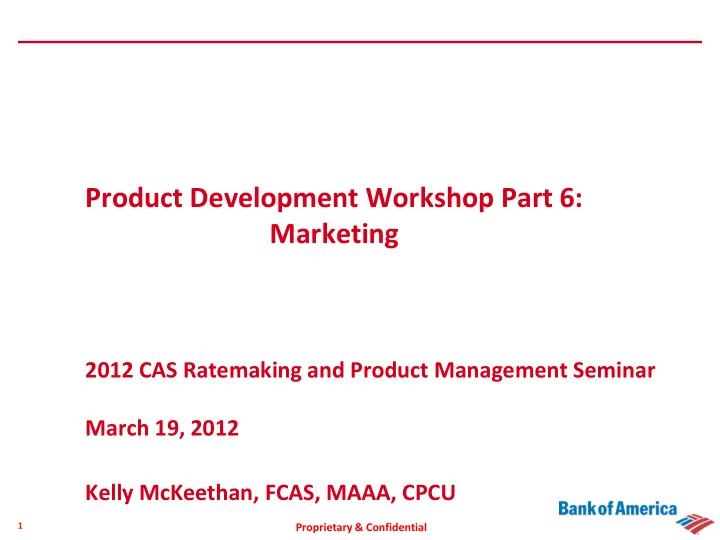 product development workshop part 6