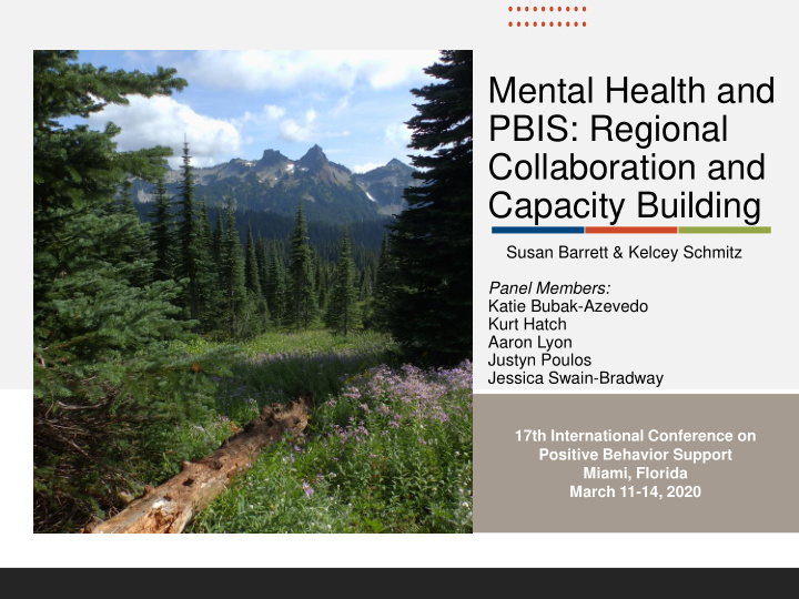 mental health and pbis regional collaboration and