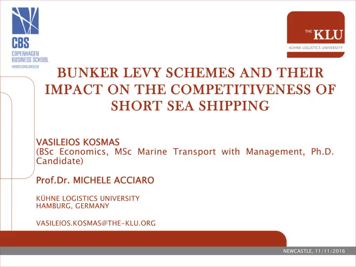 bun bunker ker levy sc levy schemes a emes and th d their