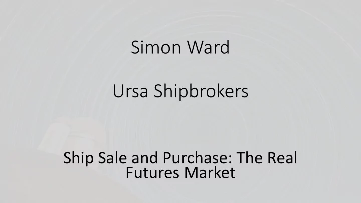 simon ward