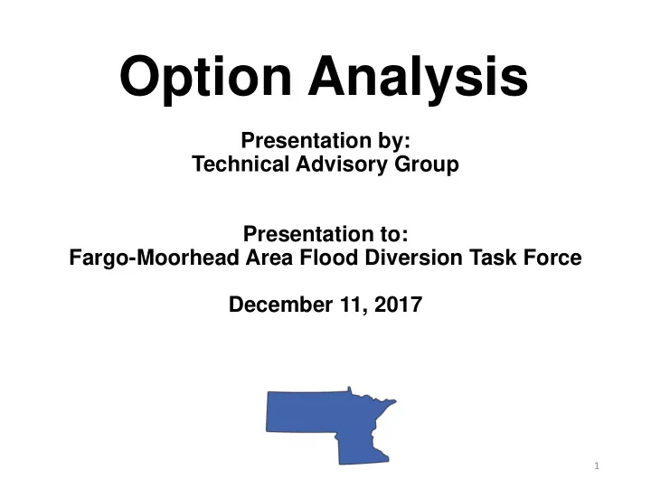 option analysis