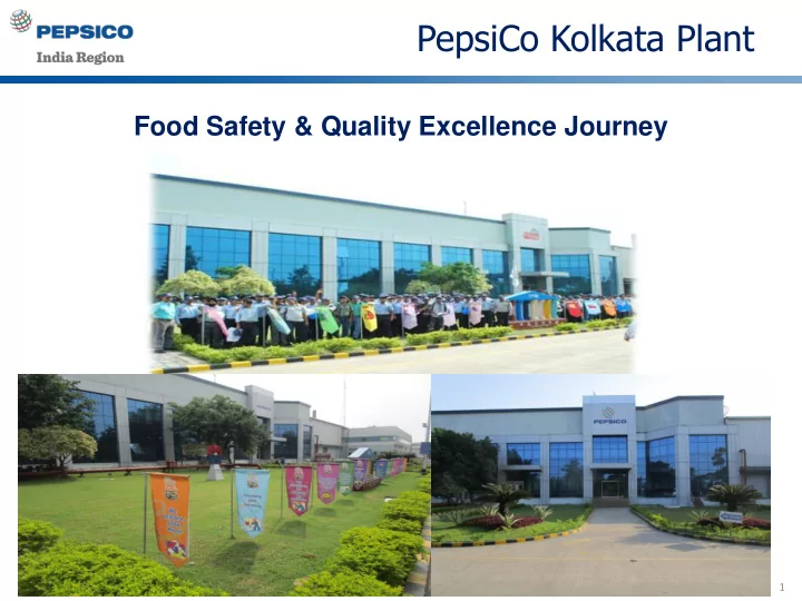 pepsico kolkata plant