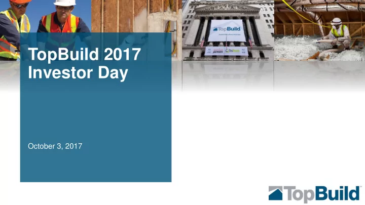investor day