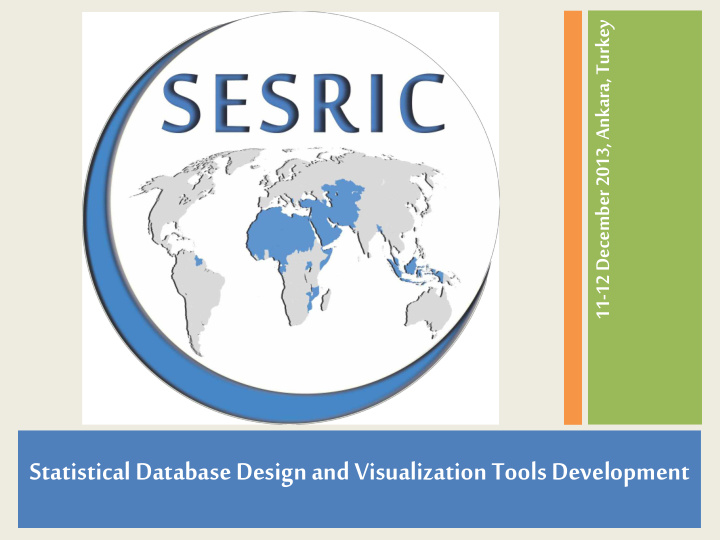 statistical database design and visualization tools