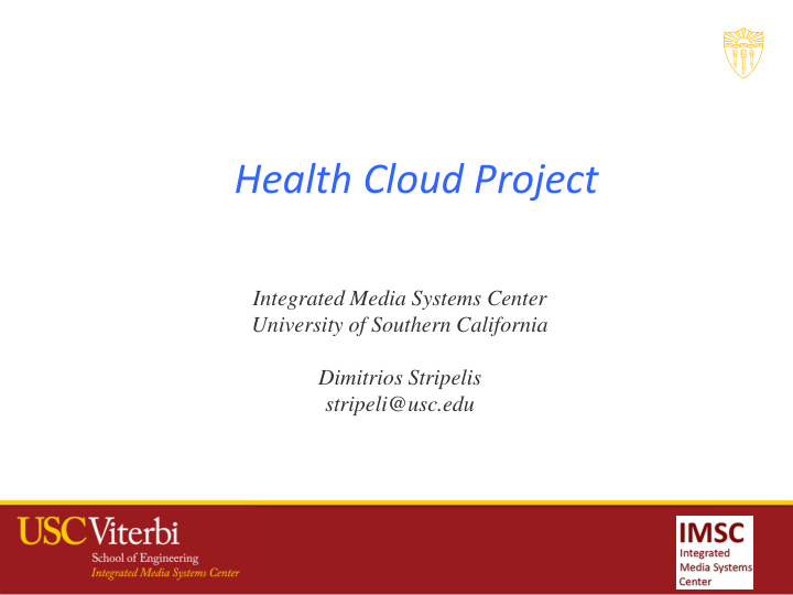 health cloud project
