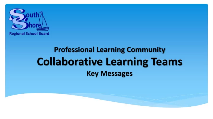collaborative learning teams