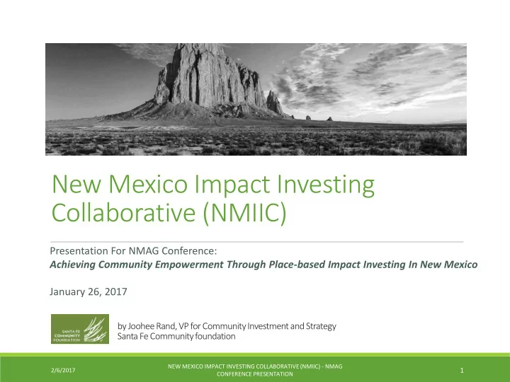 collaborative nmiic