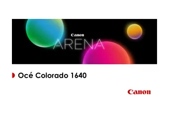 Oc Colorado 1640  1  Roll-to-roll print is growing  Forecasted worldwide ES/LX/UV print volumes