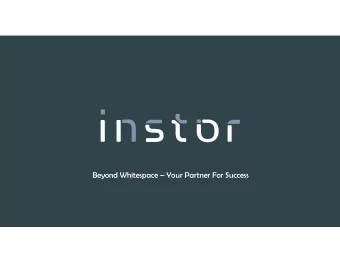 Beyond Whitespace  Your Partner For Success  1  Steve Clark      Past  Present