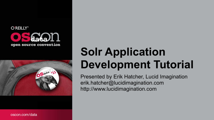 solr application development tutorial