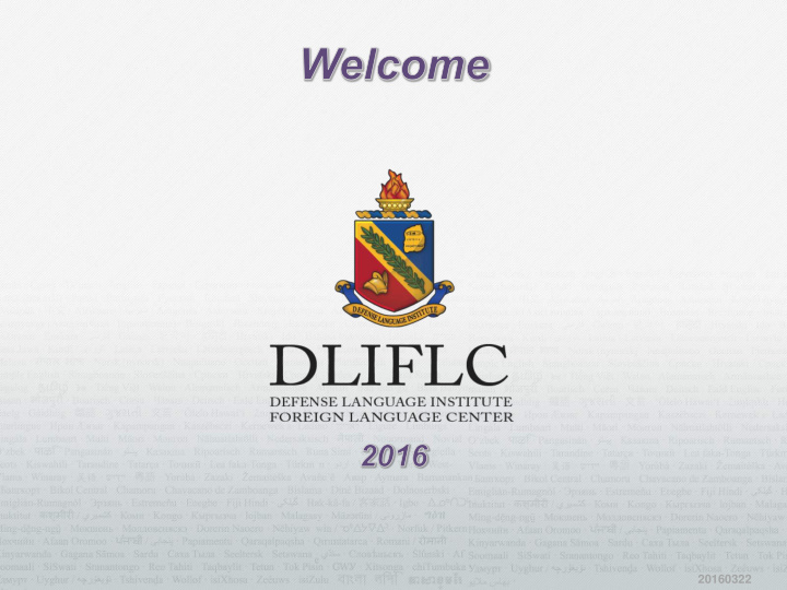 20160322 defense language institute foreign language