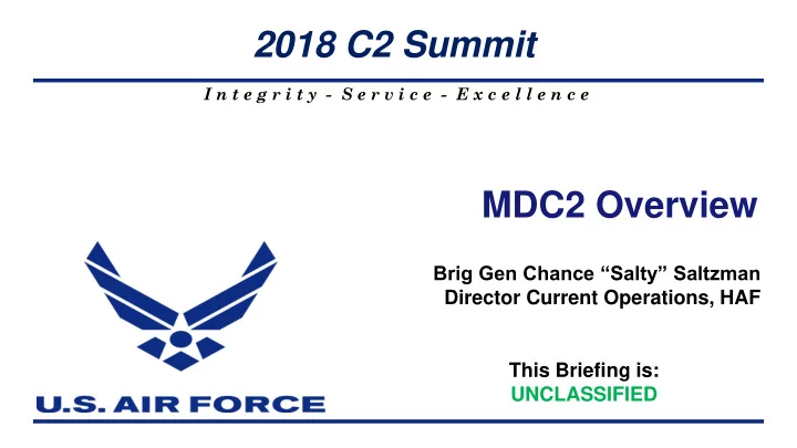 mdc2 overview