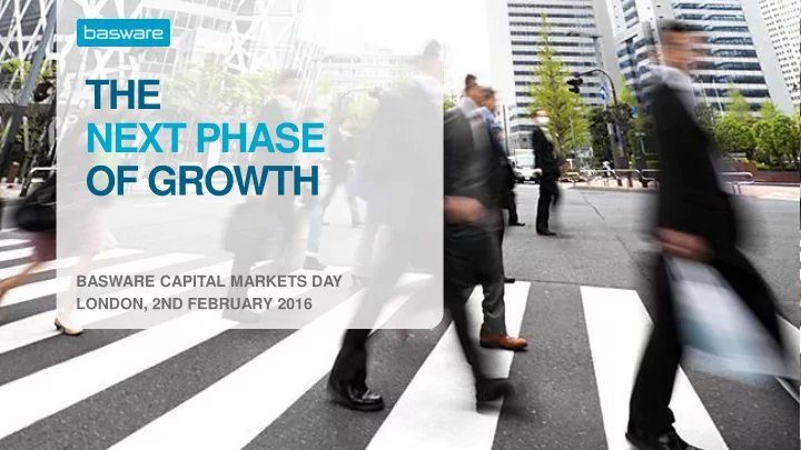 the next phase of growth
