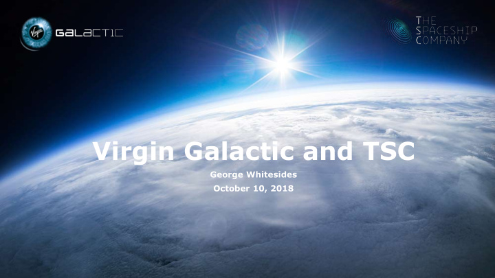 virgin galactic and tsc