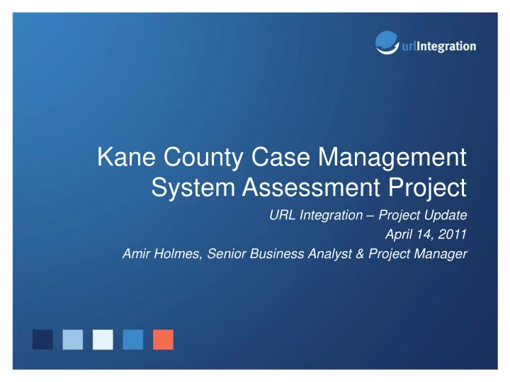 kane county case management system assessment project
