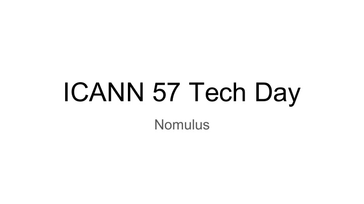 icann 57 tech day