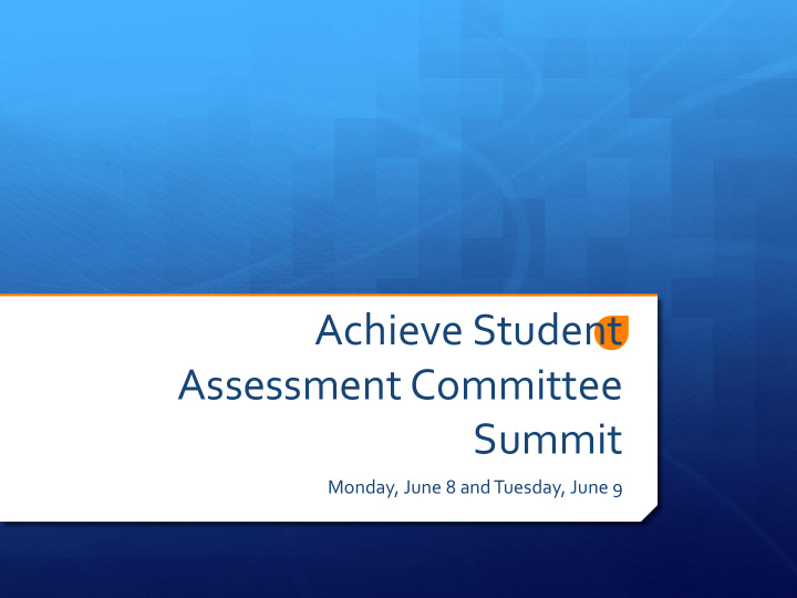 assessment committee