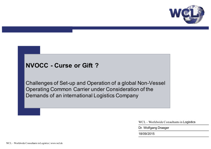 nvocc curse or gift