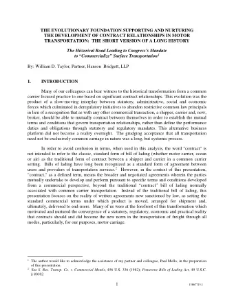 THE EVOLUTIONARY FOUNDATION SUPPORTING AND NURTURING  THE DEVELOPMENT OF CONTRACT RELATIONSHIPS IN