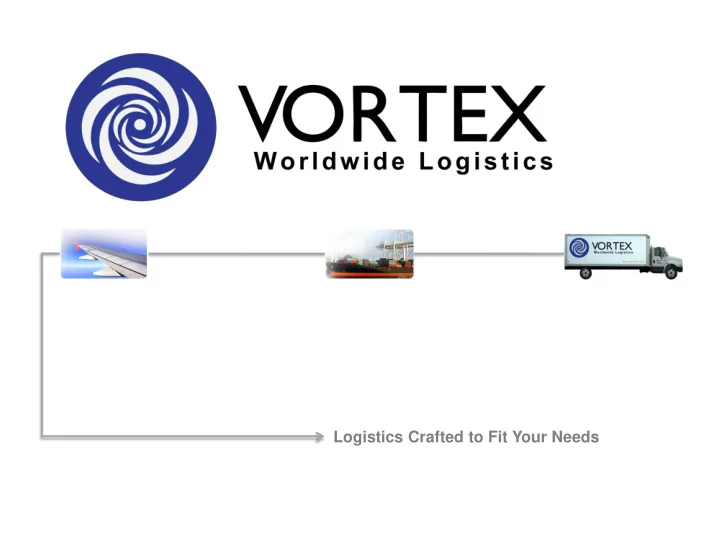 logistics crafted to fit your needs abou about t us us