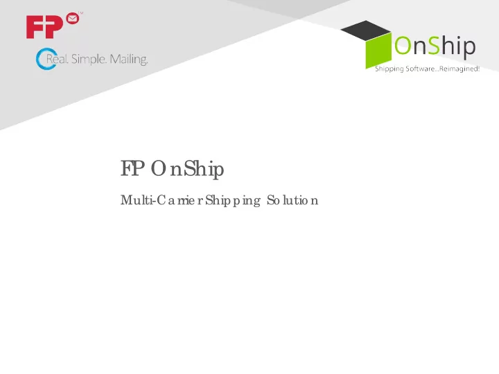 f p onship