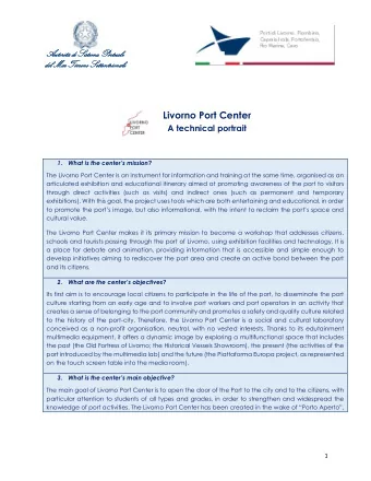 Autori  Au  orit d   di  i Sist  Sistema  ema Port  Portua  uale  le  del Ma  el Mar Tirr