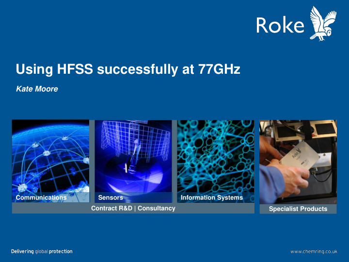 using hfss successfully at 77ghz