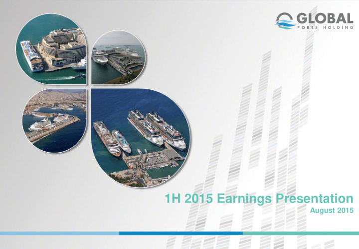 1h 2015 earnings presentation