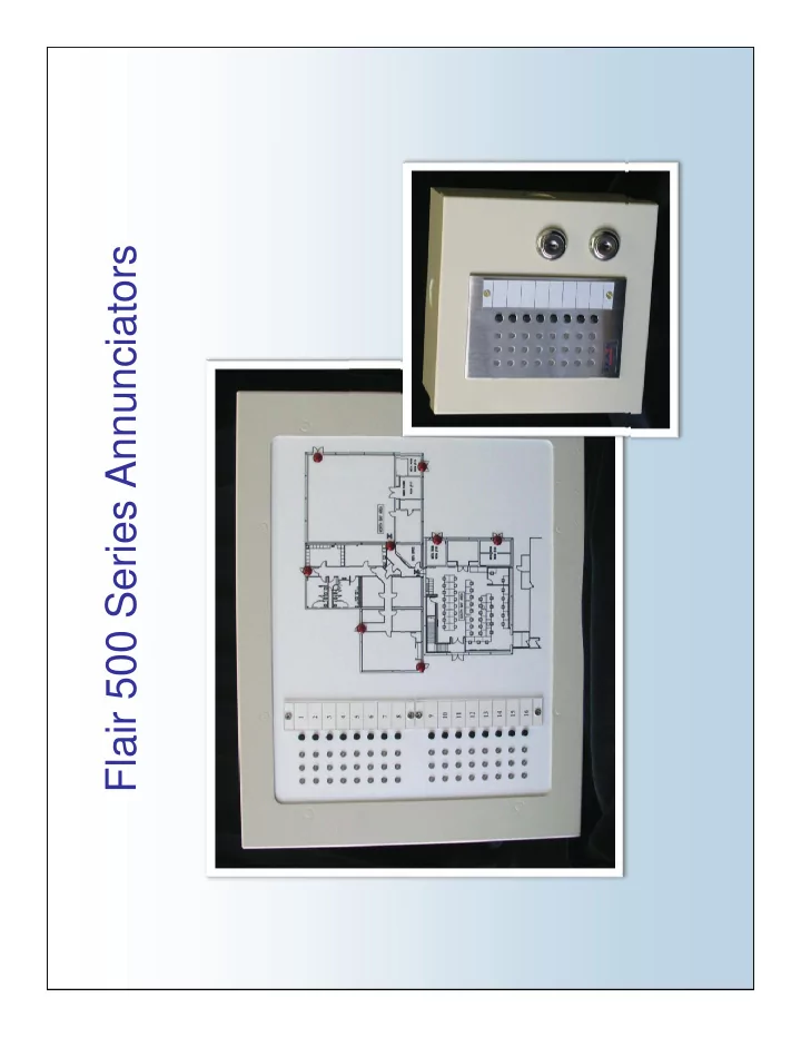 flair 500 series annunciators annunciator basics