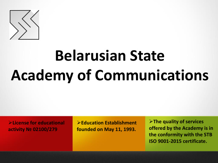 bel rusian state academy of communications