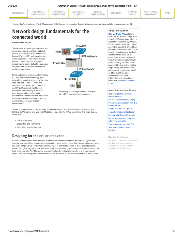 network design fundamentals for the
