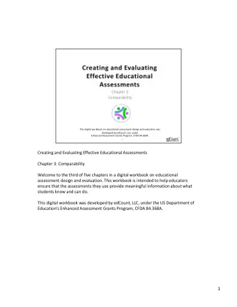1  Strengthening  Claims-based  Interpretations and Uses of  Local and  Large-scale  Science