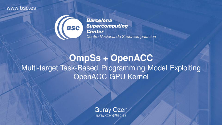 ompss openacc
