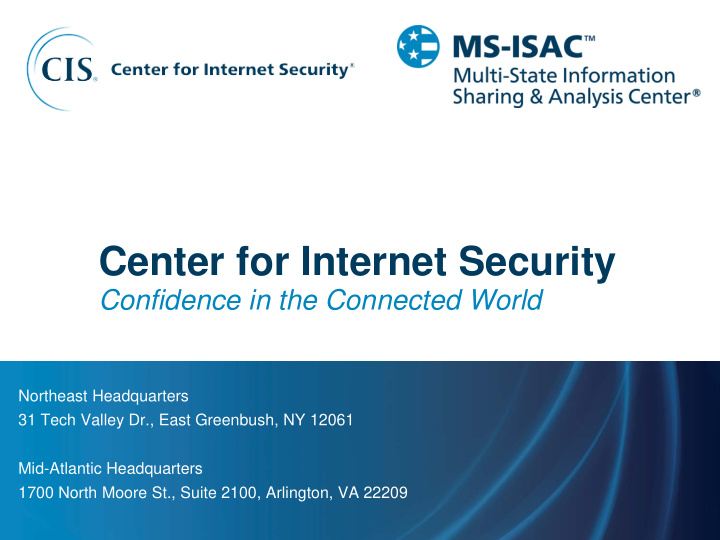 center for internet security